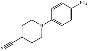 1-(4-AMinophenyl)-4-piperidinecarbonitrile 化学構造式