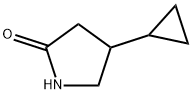 2-Pyrrolidinone,4-cyclopropyl-(9CI) Structure