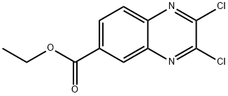 Ethyl 2,3-dichloroquinoxaline-6-carboxylate 化学構造式