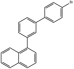 1-(4'-溴[1,1'-联苯]-3-基)萘 结构式