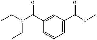 Methyl 3-(diethylcarbaMoyl)benzoate Structure