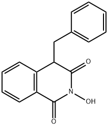 4-Benzyl-2-hydroxyisoquinoline-1,3(2H,4H)-dione 化学構造式