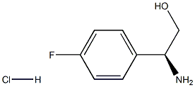 (S)-2-氨基-2-(4-氟苯基)乙醇盐酸盐,1269773-21-8,结构式