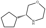 (R)-3-CyclopentylMorpholine Structure