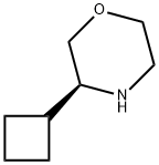 (S)-3-CyclobutylMorpholine Structure