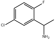 1-(5-クロロ-2-フルオロフェニル)エチルアミン 化学構造式