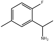 1-(2-FLUORO-5-METHYLPHENYL)ETHAN-1-AMINE Structure
