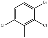 3-BroMo-2,6-dichloro-1-Methylbenzene Struktur