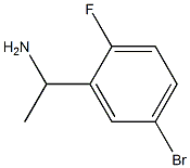 1-(5-溴-2-氟苯基)乙胺, 1270585-19-7, 结构式