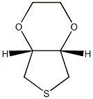 (3S*,4R*)-tetrahydro-3,4-ethylenedioxythiophene Struktur