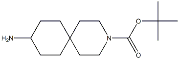 9-氨基-3-BOC-3-氮螺环[5,5]十一烷 结构式