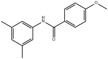 4-甲氧基-N-(3,5-二甲基苯基)苯甲酰胺,127291-98-9,结构式