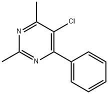 5-Chloro-2,4-diMethyl-6-phenylpyriMidine Structure