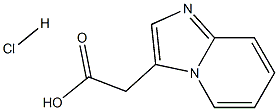 2-(IMidazo[1,2-a]pyridin-3-yl)acetic acid hydrochloride Struktur