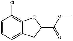 7-クロロ-2,3-ジヒドロベンゾ[D]オキサゾール-2-カルボン酸メチル 化学構造式