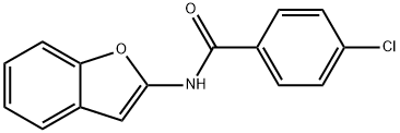 N-(Benzofuran-2-yl)-4-chlorobenzaMide Struktur