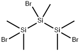 1,3-DIBROMOHEXAMETHYLTRISILANE, tech-95 Struktur