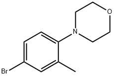 4-(2-甲基-4-溴苯基)吗啉,1279032-06-2,结构式