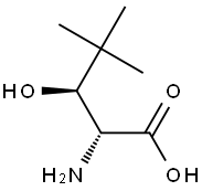 (2R,3S)-2-氨基-3-羟基-4,4-二甲基戊酸,1279049-31-8,结构式