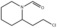2-(2-Chloroethyl)-1-piperidinecarboxaldehyde Structure