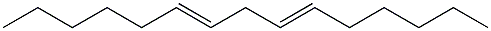 6,9-Pentadecadiene Structure