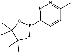 3-Methyl-6-(4,4,5,5-tetraMethyl-1,3,2-dioxaborolan-2-yl)pyridazine Structure