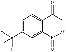2-硝基-4-三氟甲基苯乙酮, 128403-22-5, 结构式