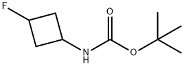 tert-butyl 3-fluorocyclobutylcarbaMate Structure