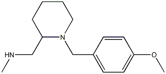 [1-(4-Methoxy-benzyl)-piperidin-2-ylMethyl]-Methyl-aMine 结构式