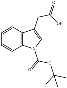 1-Boc-3-carboxyMethylindole/2-(1-(tert-butoxycarbonyl)-1H-indol-3-yl)acetic acid Struktur