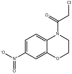 4-(2-Chloroacetyl)-6-nitro-2H-1,4-benzoxazine, 97% Structure