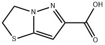 2,3-Dihydro-pyrazolo[5,1-b]thiazole-6-carboxylic acid 化学構造式