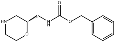 (R)-2-N-CBZ-胺甲基吗啉, 1286768-73-7, 结构式