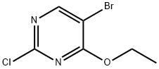 5-BroMo-2-chloro-4-ethoxypyriMidine, 1289005-72-6, 结构式
