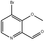 4-BroMo-3-Methoxypicolinaldehyde Struktur