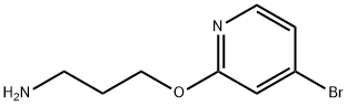 3-(4-broMopyridin-2-yloxy)propan-1-aMine Structure