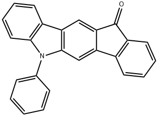 5-苯基茚并[1,2-B]咔唑-11(5H)-酮, 1290039-69-8, 结构式