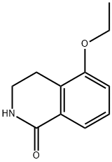 5-Ethoxy-3,4-dihydroisoquinolin-1(2H)-one 结构式