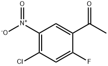 1-(4-Chloro-2-fluoro-5-nitro-phenyl)-ethanone Struktur