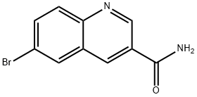 6-溴喹啉-3-甲酰胺,1296950-96-3,结构式