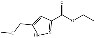Ethyl 5-(MethoxyMethyl)-1H-pyrazole-3-carboxylate, 1297546-22-5, 结构式