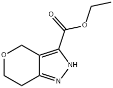 2,4,6,7-Tetrahydro-pyrano[4,3-c]pyrazole-3-carboxylic acid ethyl ester,1297547-66-0,结构式