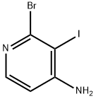 2-溴-3-碘吡啶-4-胺,1300750-77-9,结构式