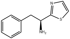 (S)-2-苯基-1-(噻唑-2-基)乙胺 结构式