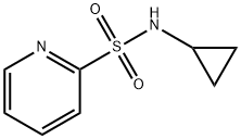 2-吡啶磺酸环丙基酰胺, 1303968-52-6, 结构式
