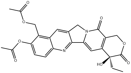 (4S)-9-(Acetyloxy)-10-[(acetyloxy)Methyl]-4-ethyl-4-hydroxy-1H-pyrano[3',4':6,7]indolizino[1,2-b]quinoline-3,14(4H,12H)-dione|(4S)-9-(Acetyloxy)-10-[(acetyloxy)Methyl]-4-ethyl-4-hydroxy-1H-pyrano[3',4':6,7]indolizino[1,2-b]quinoline-3,14(4H,12H)-dione