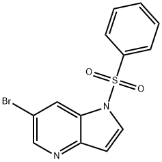 1-(Phenylsulfonyl)-6-broMo-4-azaindole Struktur