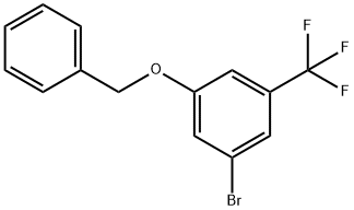 3-Benzyloxy-5-broMobenzotrifluoride 结构式