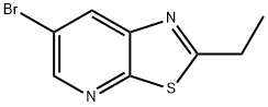 6-BroMo-2-ethylthiazolo[5,4-b]pyridine Structure