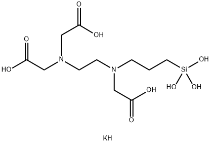 N-(三甲氧基硅丙基)乙二胺三乙酸三钾盐, 1309595-29-6, 结构式